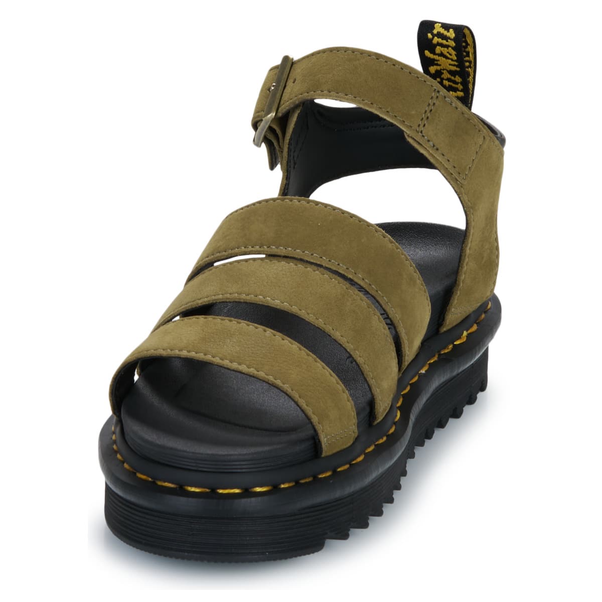 Women's Platforms Dr. Martens Khaki