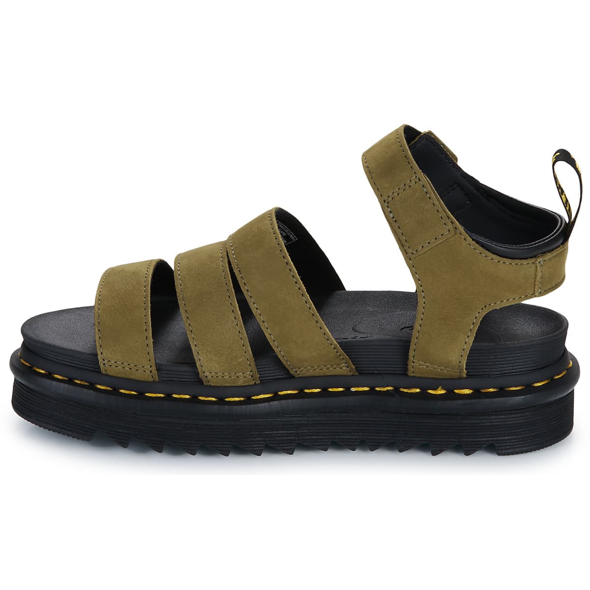 Women's Platforms Dr. Martens Khaki