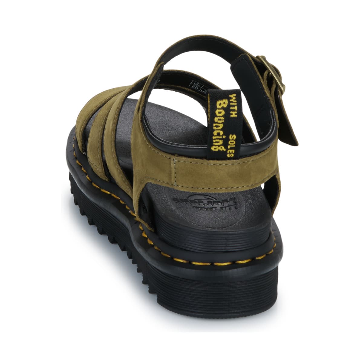 Women's Platforms Dr. Martens Khaki