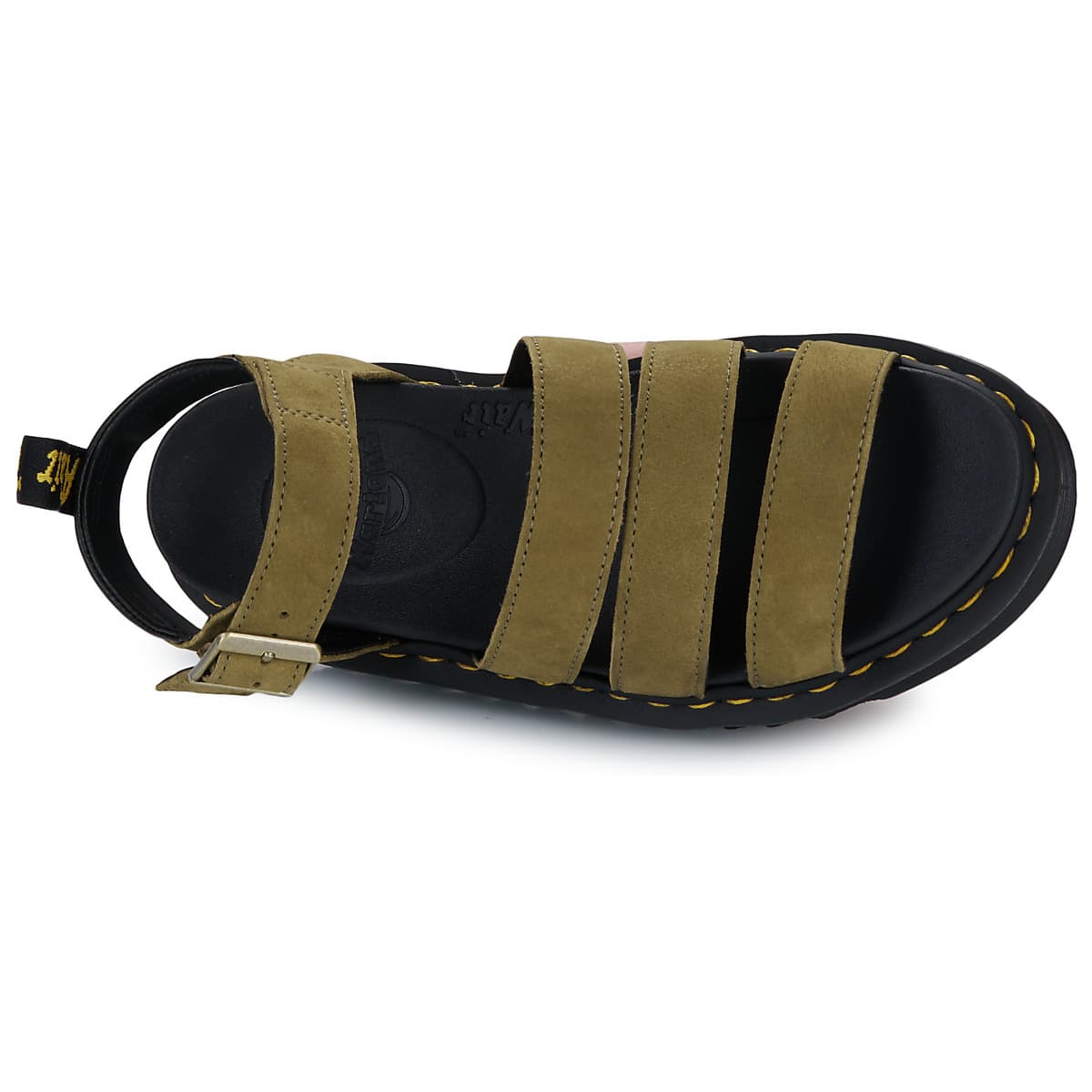 Women's Platforms Dr. Martens Khaki