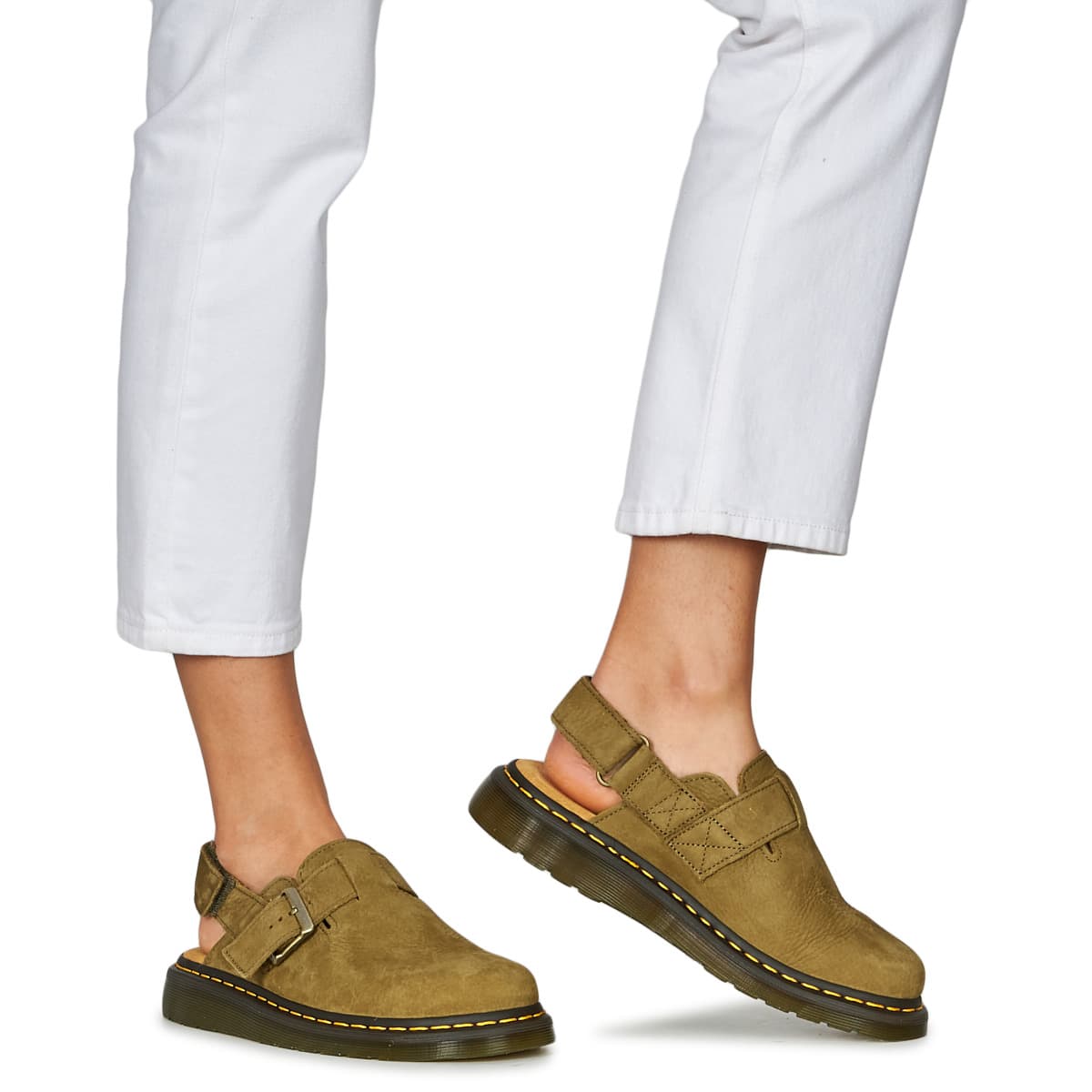 Women's Clogs Dr. Martens Khaki