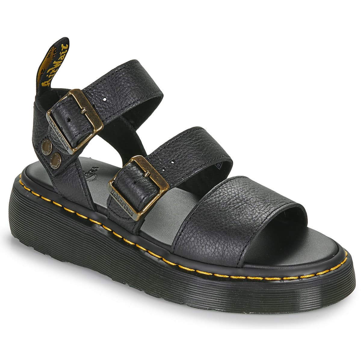 Σανδάλια με πλατφόρμα Dr. Martens Gryphon Quad Black Pisa