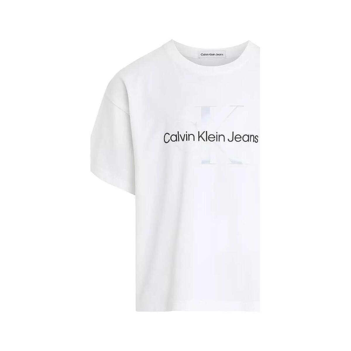 Girls' T-Shirts Calvin Klein White