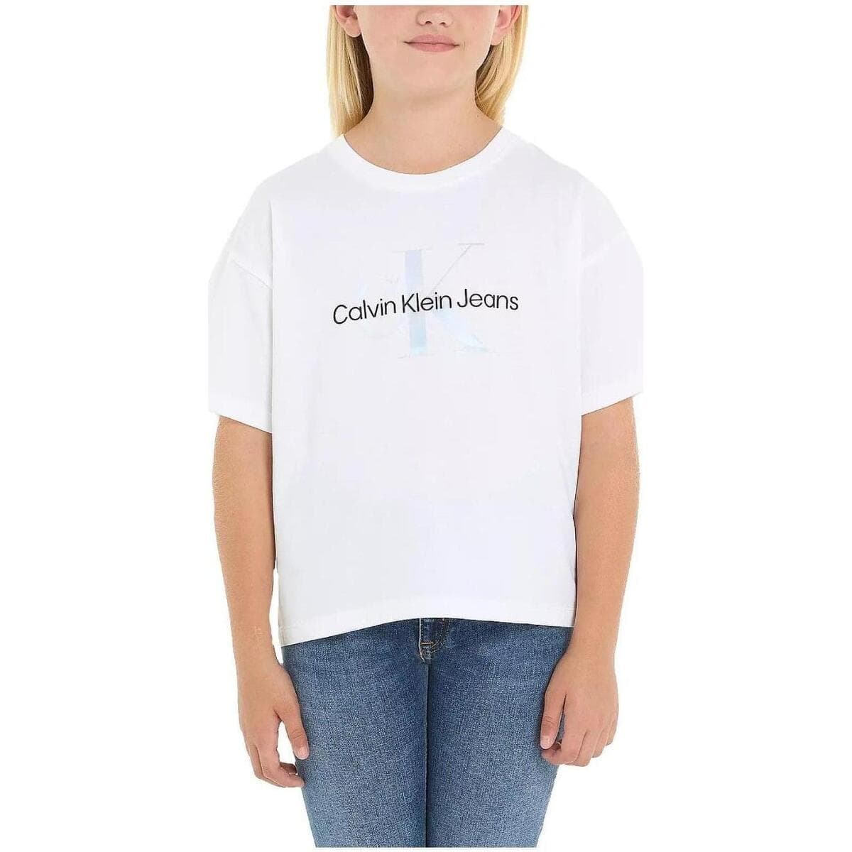 Girls' T-Shirts Calvin Klein White