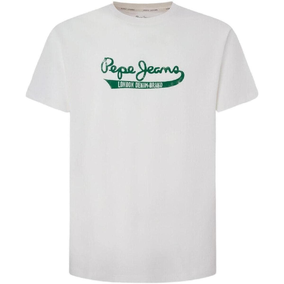 Men's T-Shirts Pepe Jeans White