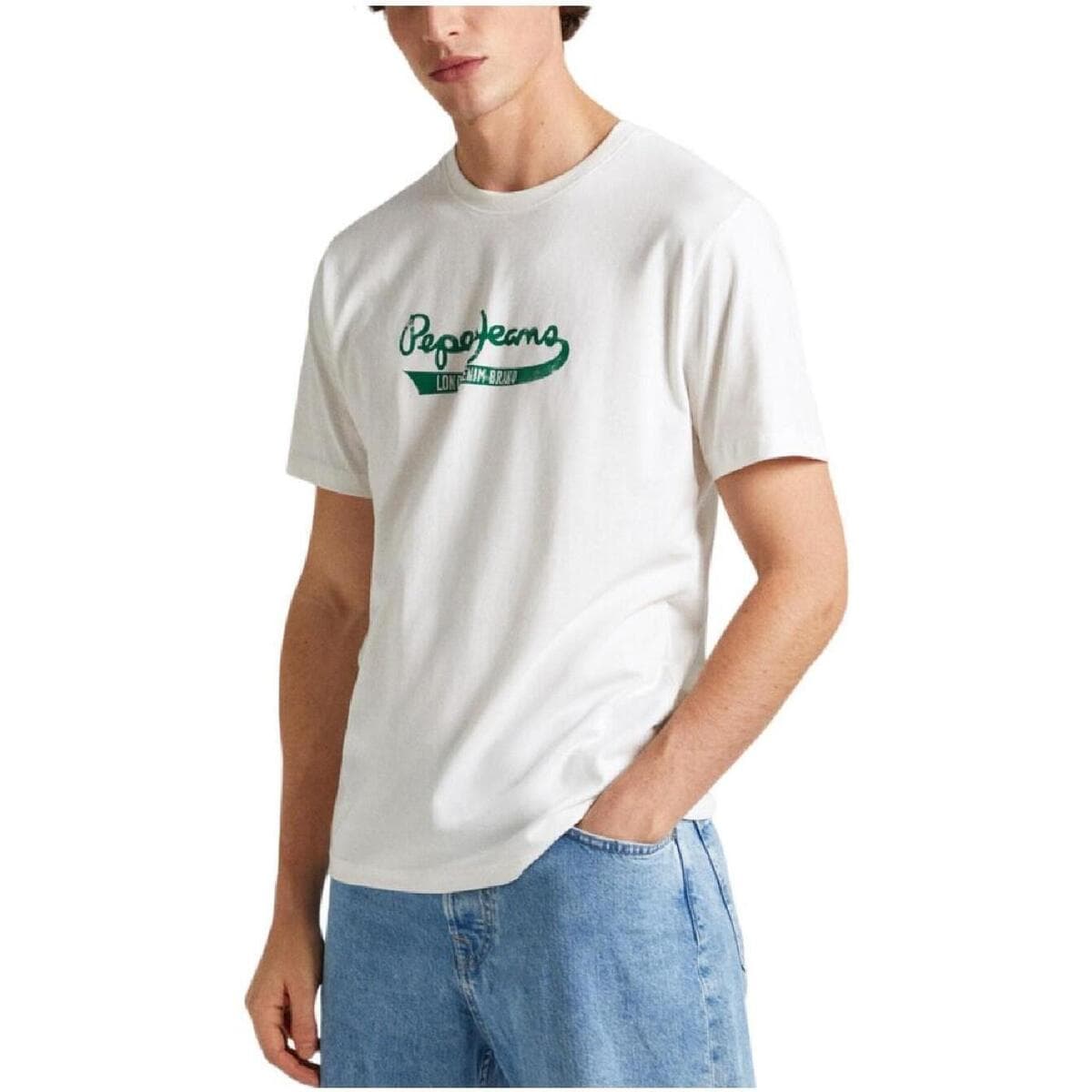 Men's T-Shirts Pepe Jeans White