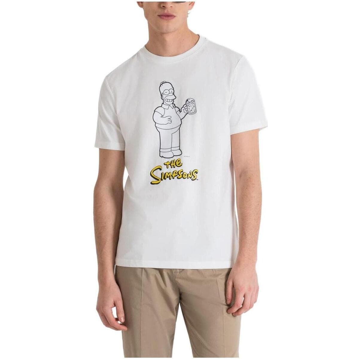 Men's T-Shirts Antony Morato White