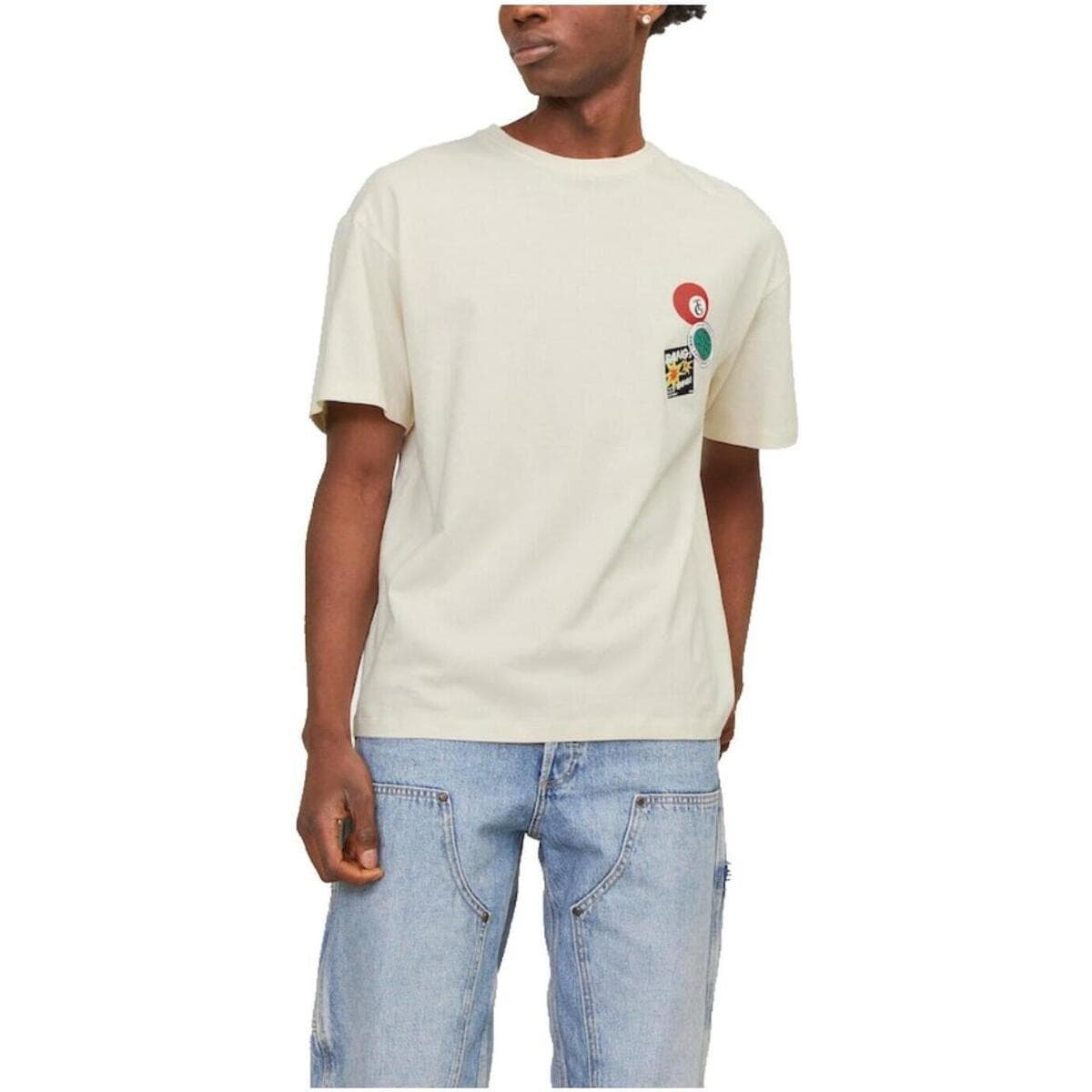 Men's T-Shirts Jack & Jones Beige