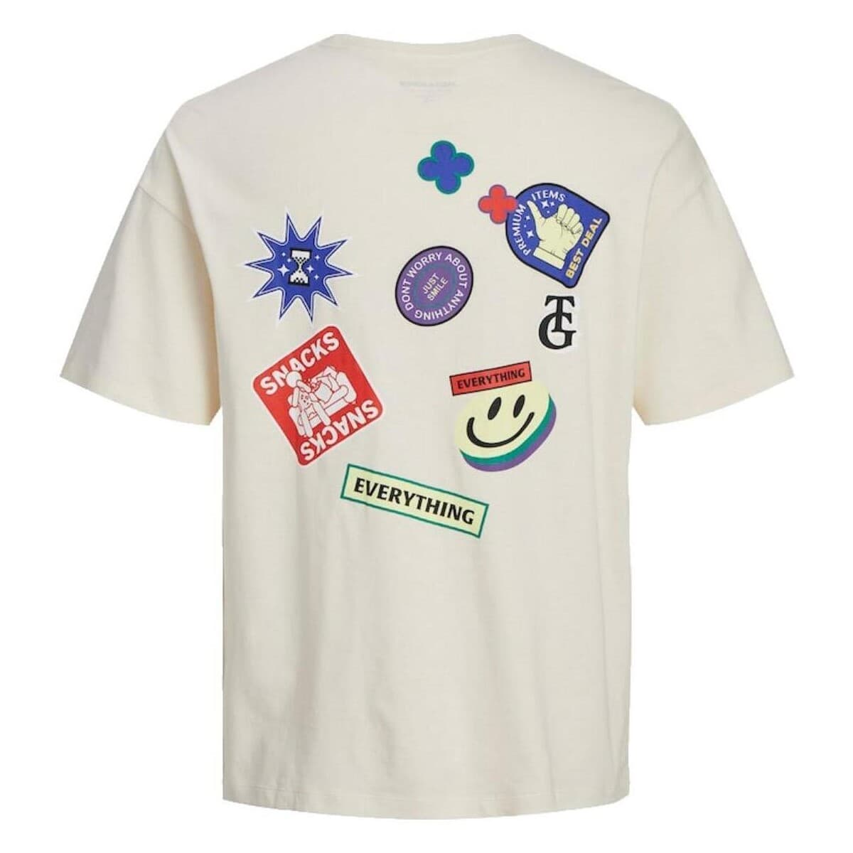 Men's T-Shirts Jack & Jones Beige