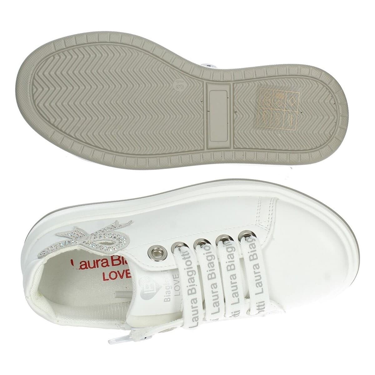 Girls' Sneakers Laura Biagiotti White
