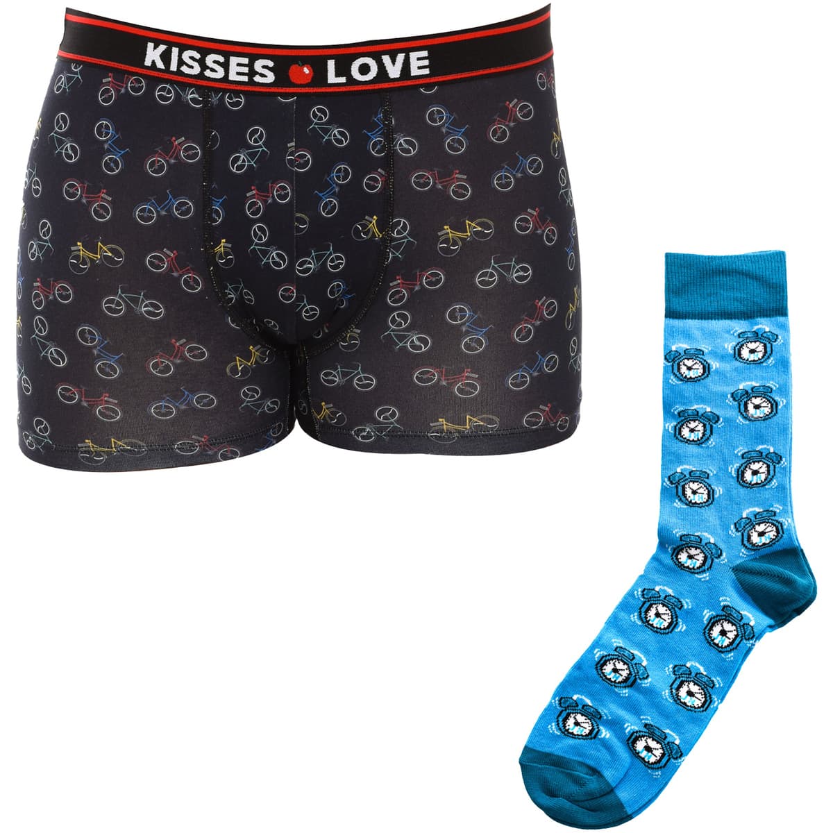 Men's Boxer Briefs Kisses And Love Red