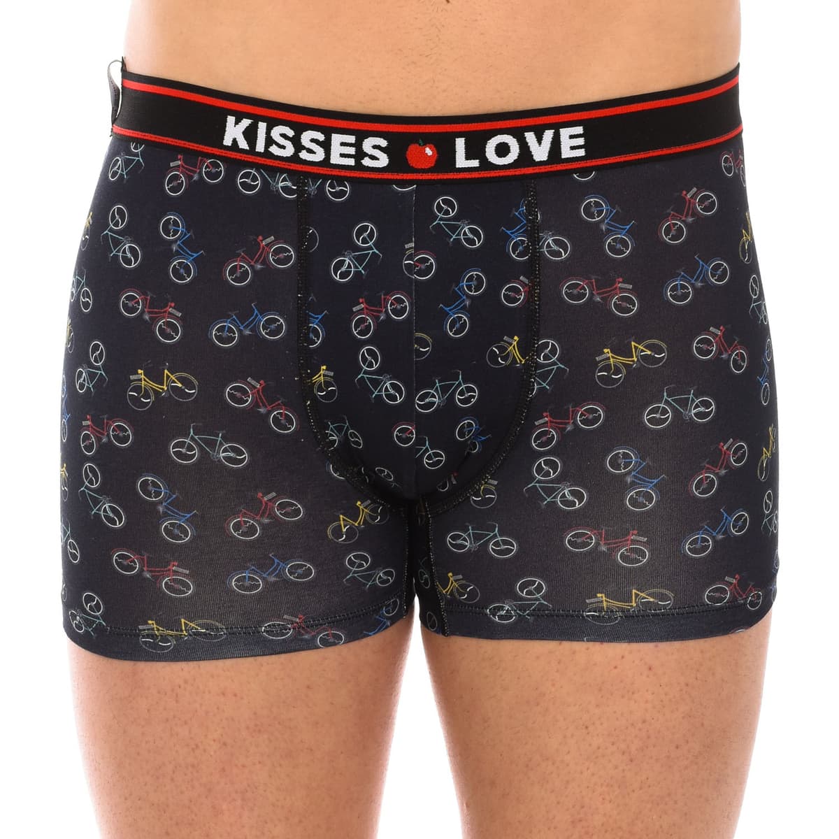 Men's Boxer Briefs Kisses And Love Red