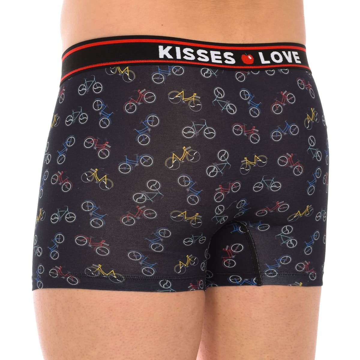 Men's Boxer Briefs Kisses And Love Red