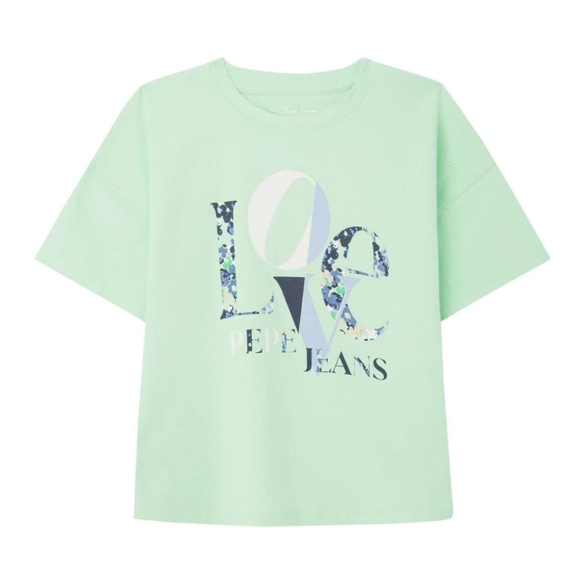 Girls' T-Shirts Pepe Jeans Green
