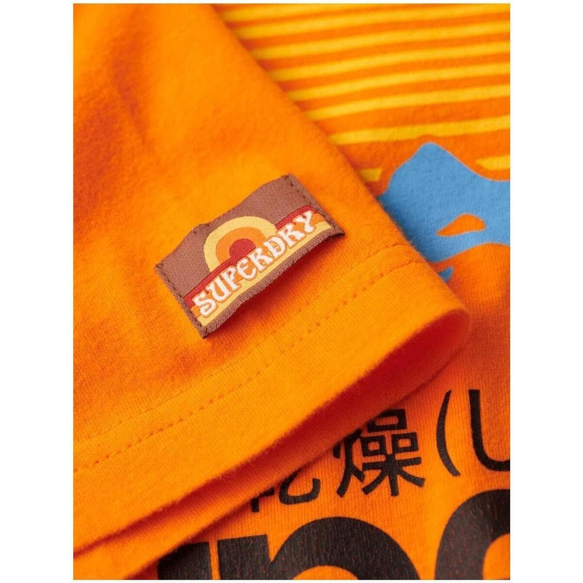 Men's T-Shirts Superdry Orange