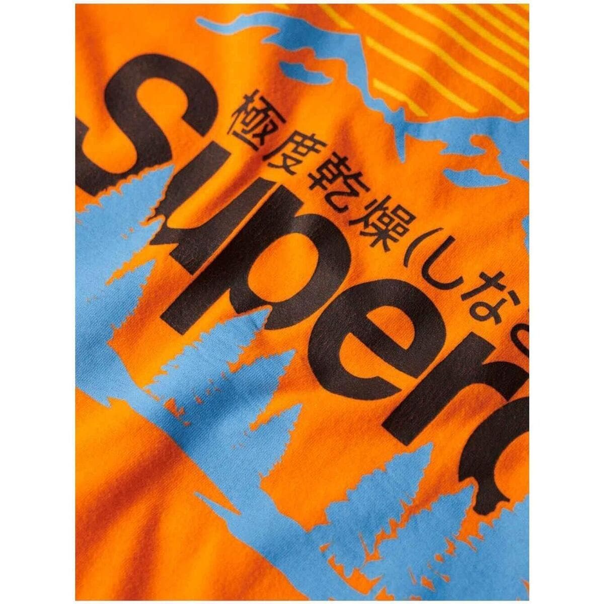 Men's T-Shirts Superdry Orange