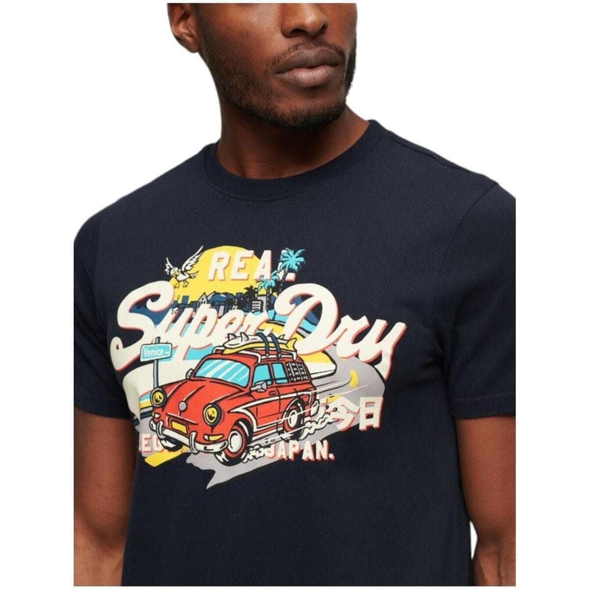 Men's T-Shirts Superdry Blue