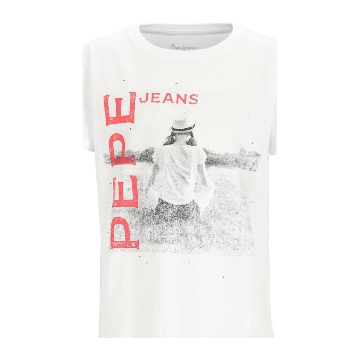 Girls' T-Shirts Pepe Jeans White