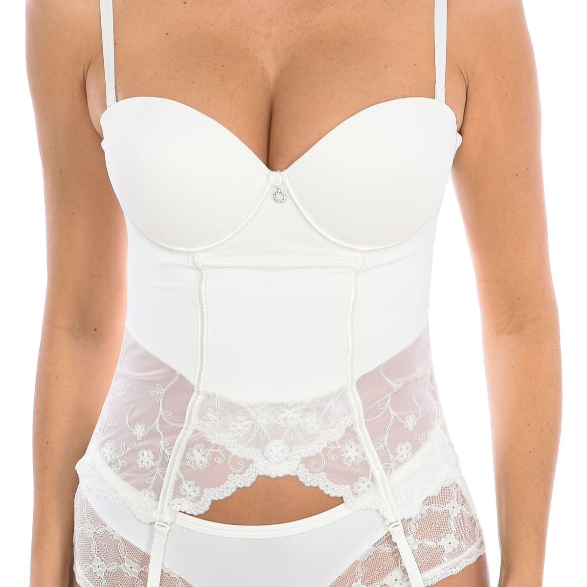 Women's Bodysuits Selene White