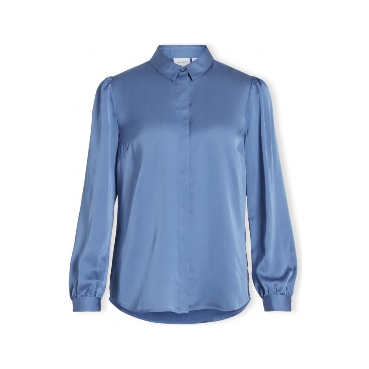 Μπλούζα Vila Noos Shirt Ellette Satin - Coronet Blue