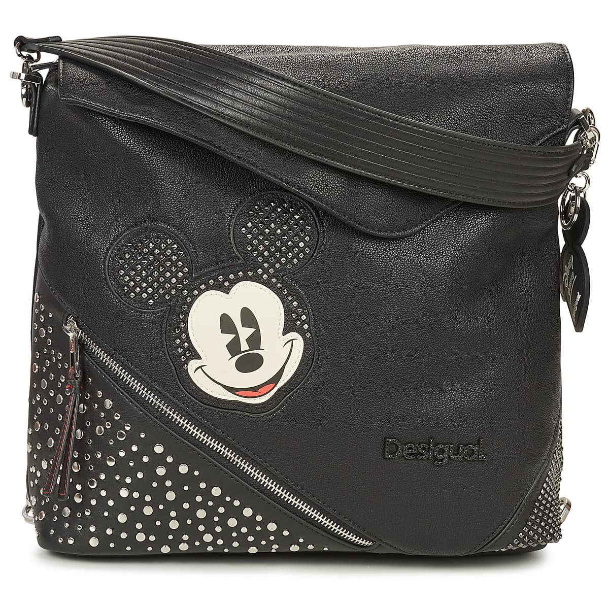 Σακίδιο πλάτης Desigual BACK MICKEY STUDSTYLE JERSEYMAX PU BLACK