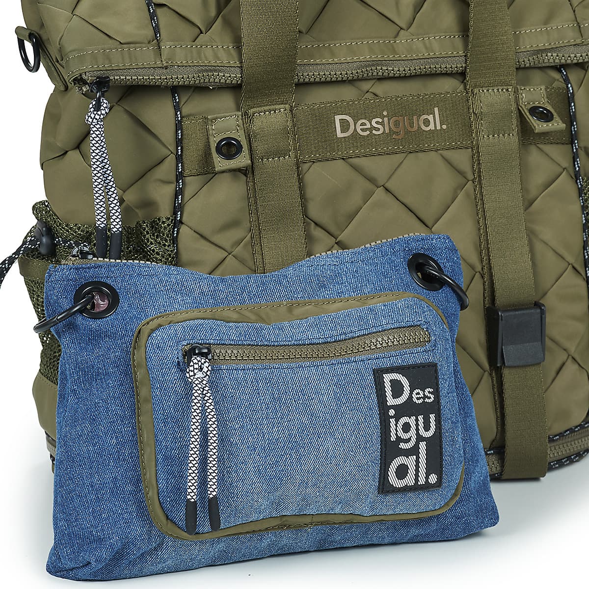 Women's Backpacks Desigual Khaki