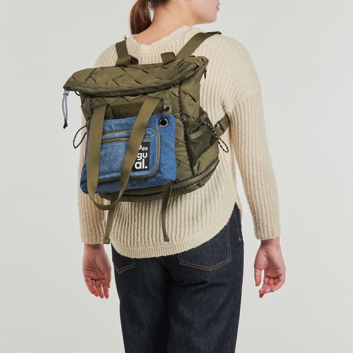 Women's Backpacks Desigual Khaki