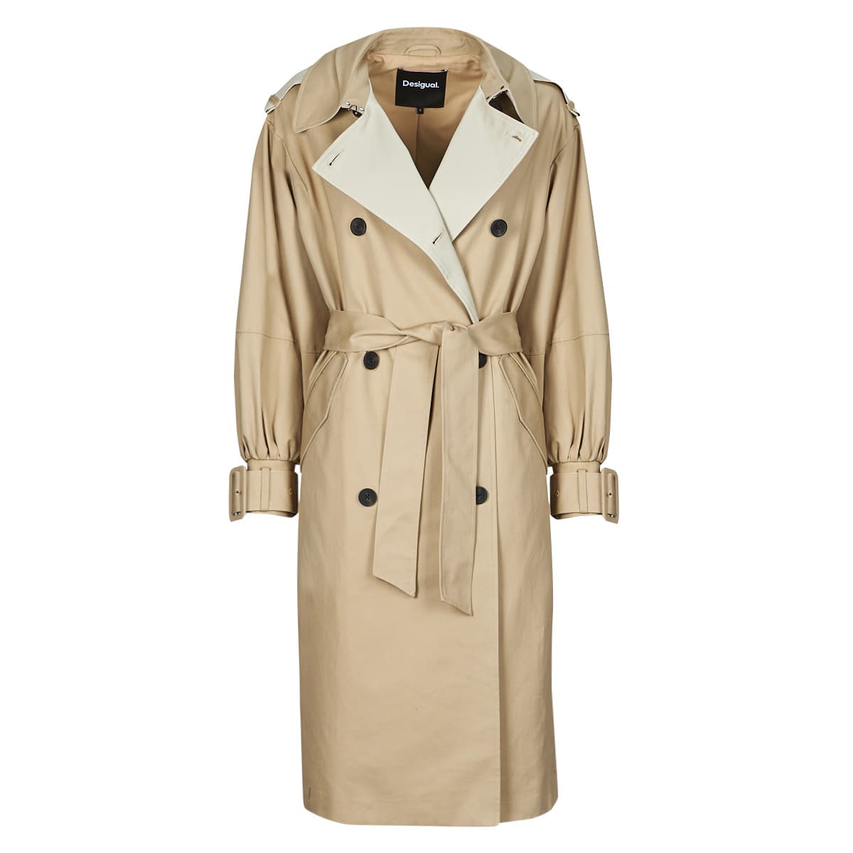 Women's Coats Desigual Beige