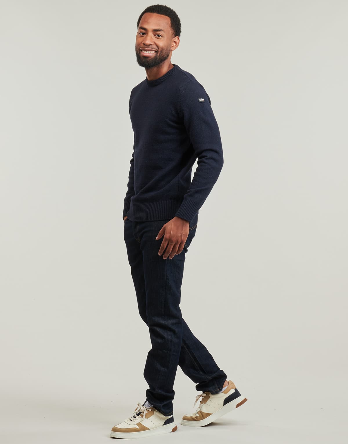 Men's Sweaters Schott Blue