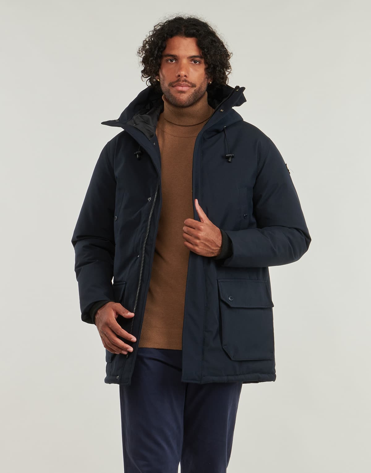 Men's Parkas Schott Blue
