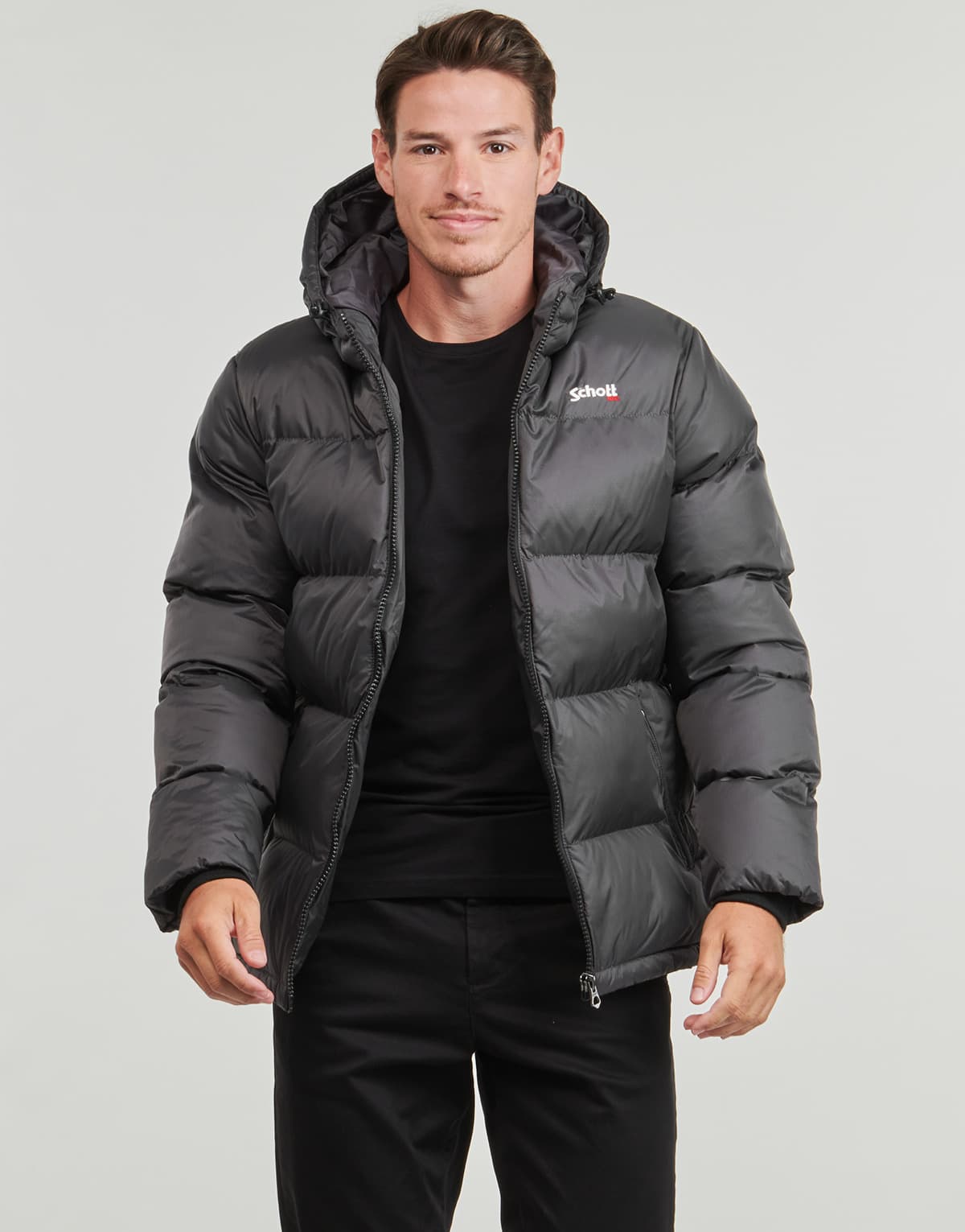 Men's Jackets Schott Gray