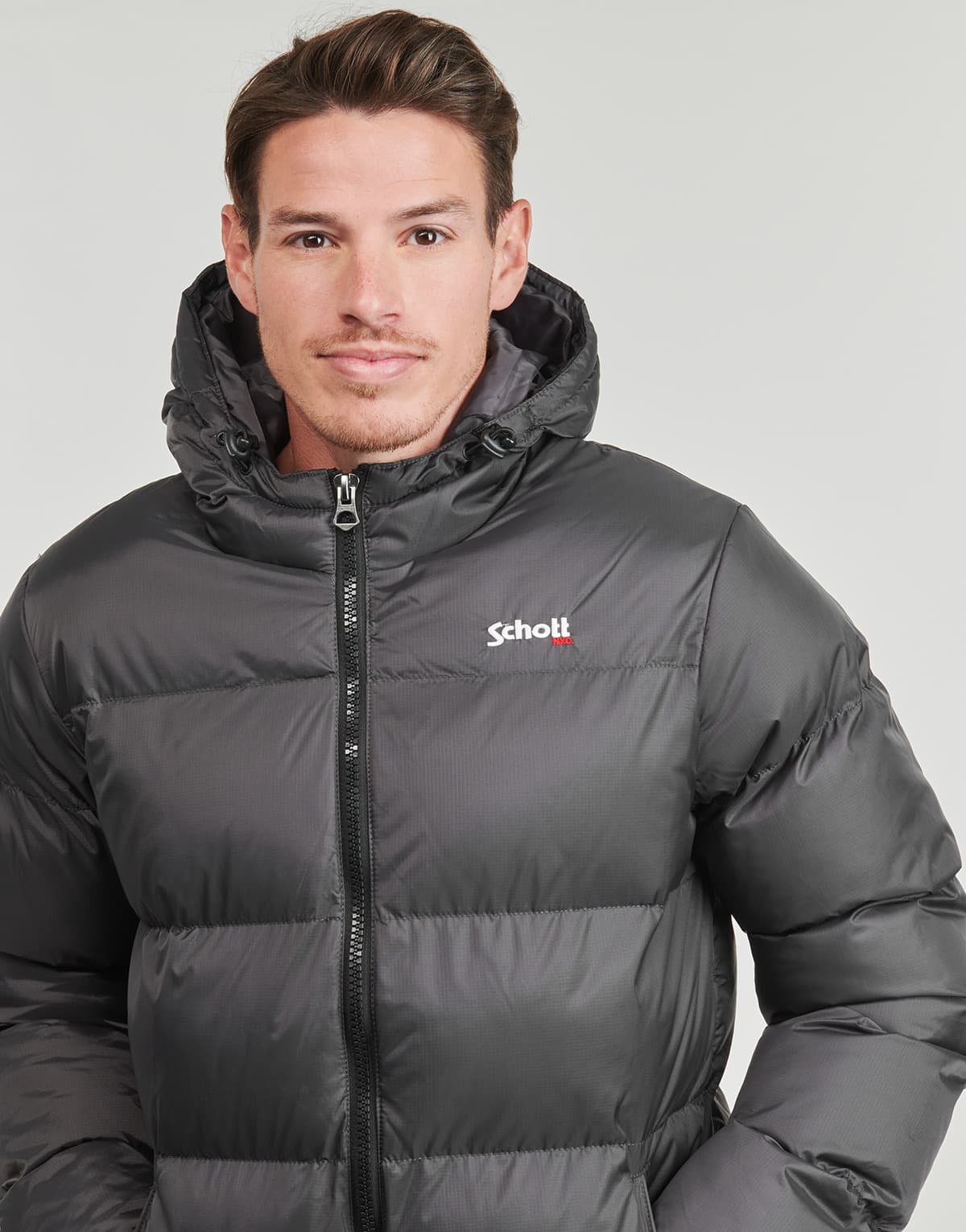 Men's Jackets Schott Gray