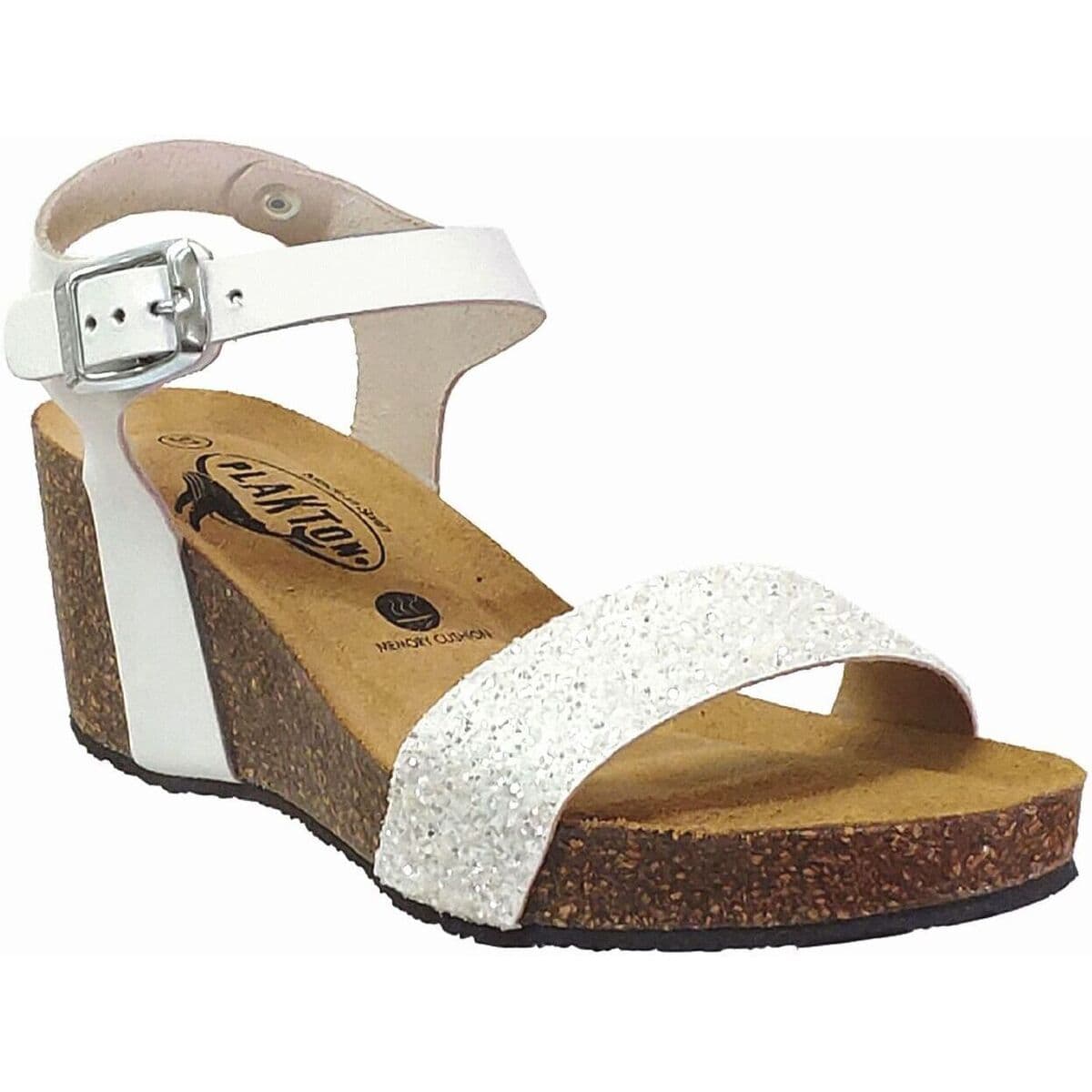 Women's Platforms Plakton White