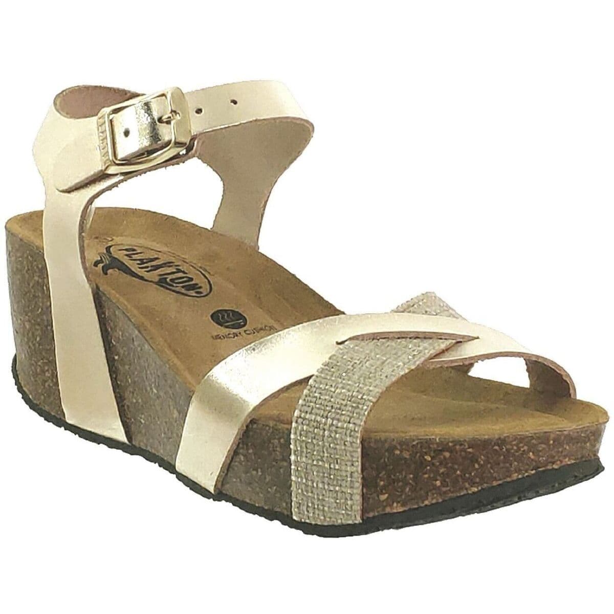 Women's Platforms Plakton Gold