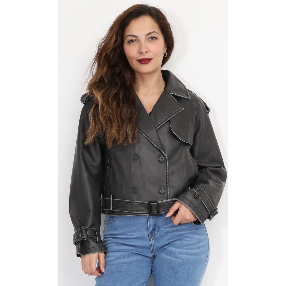 Women's Blazers La Modeuse Gray