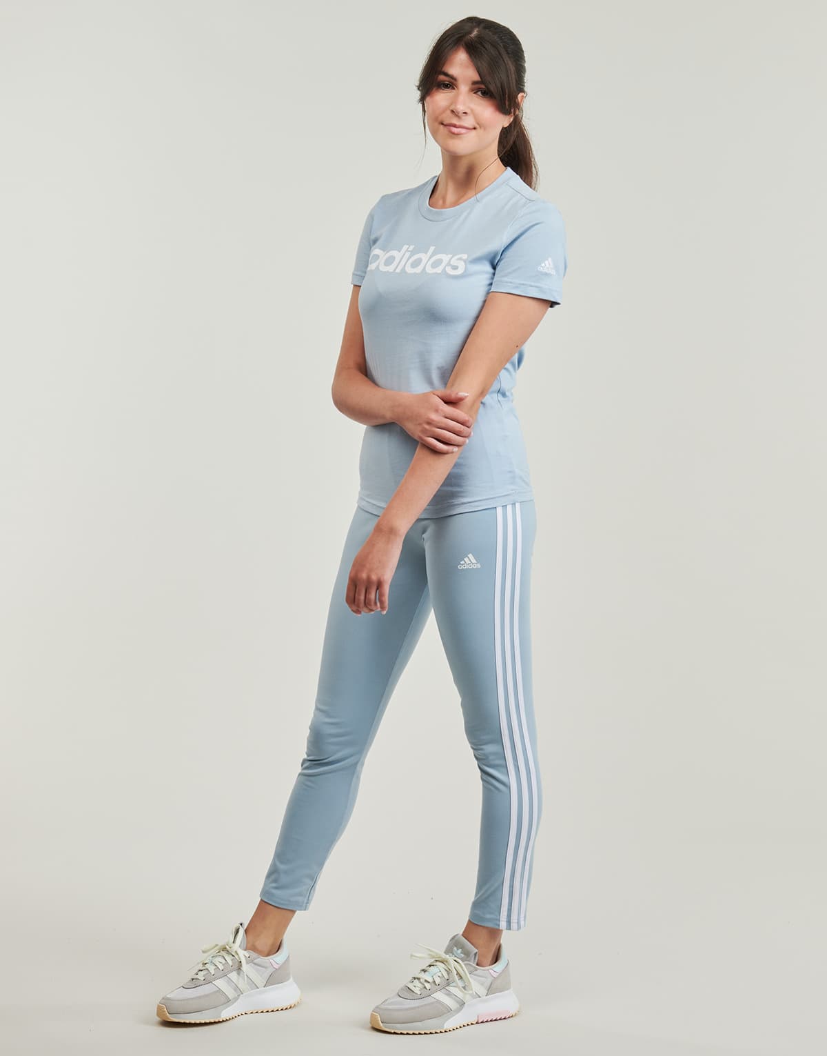 Women's T-Shirts adidas Blue