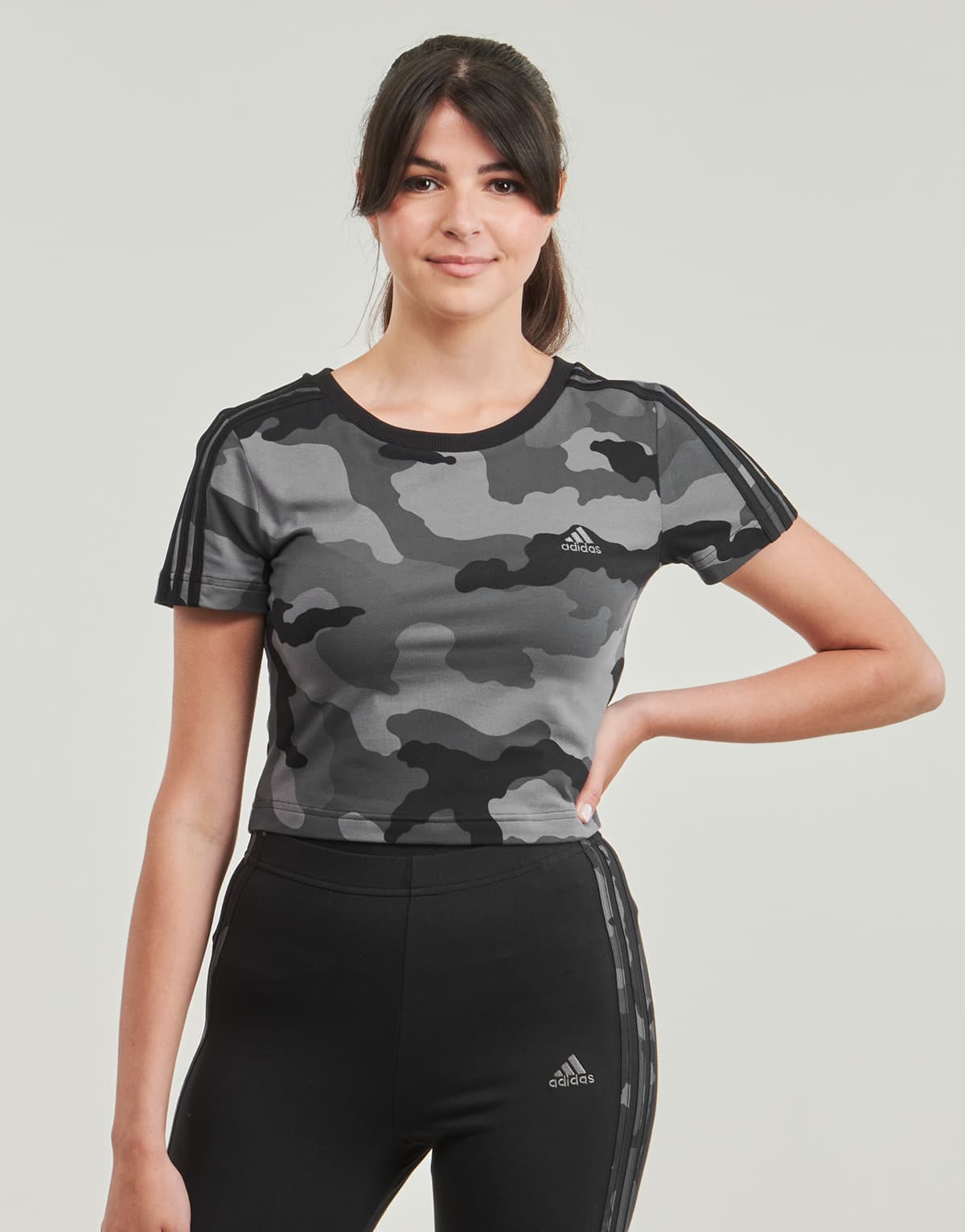Women's T-Shirts adidas Black