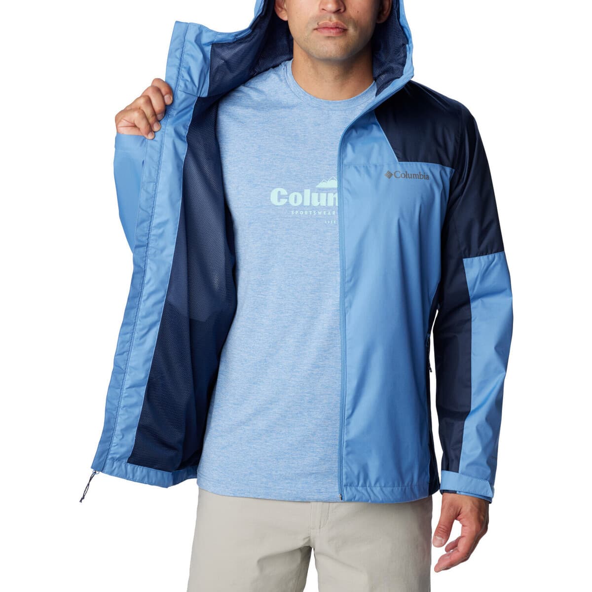 Men's Parkas Columbia Blue