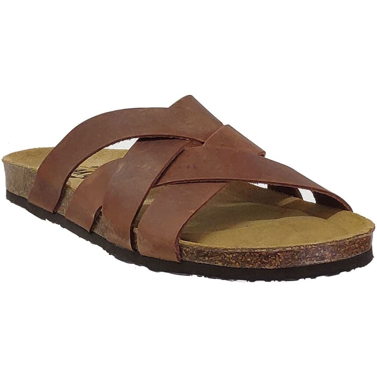 Men's Mules Plakton Brown