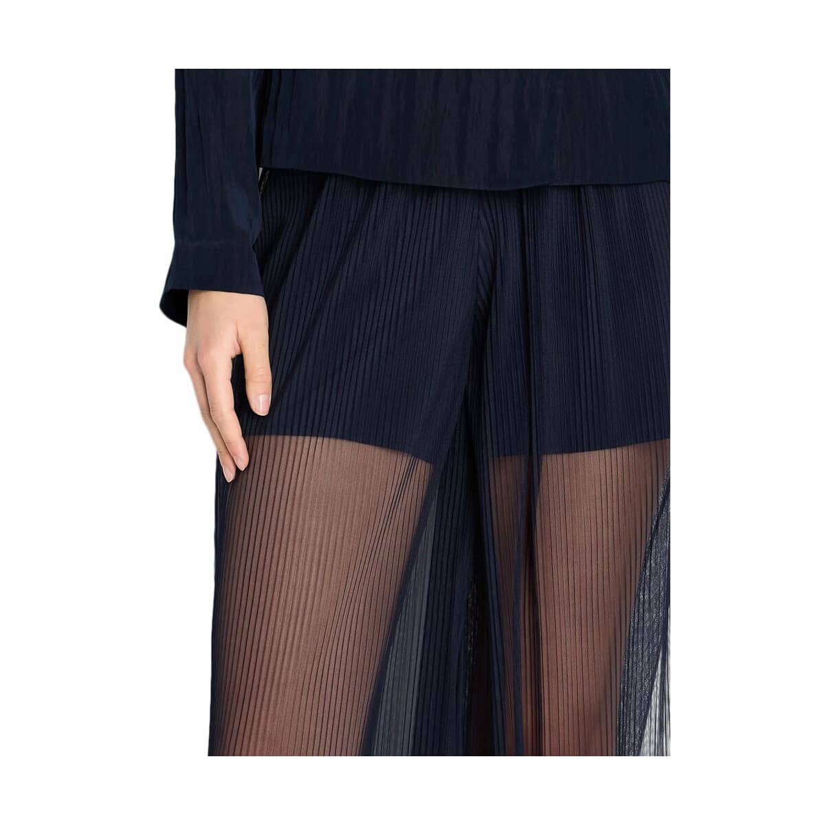 High Waist Wide Leg Pants Women Armani Exchange