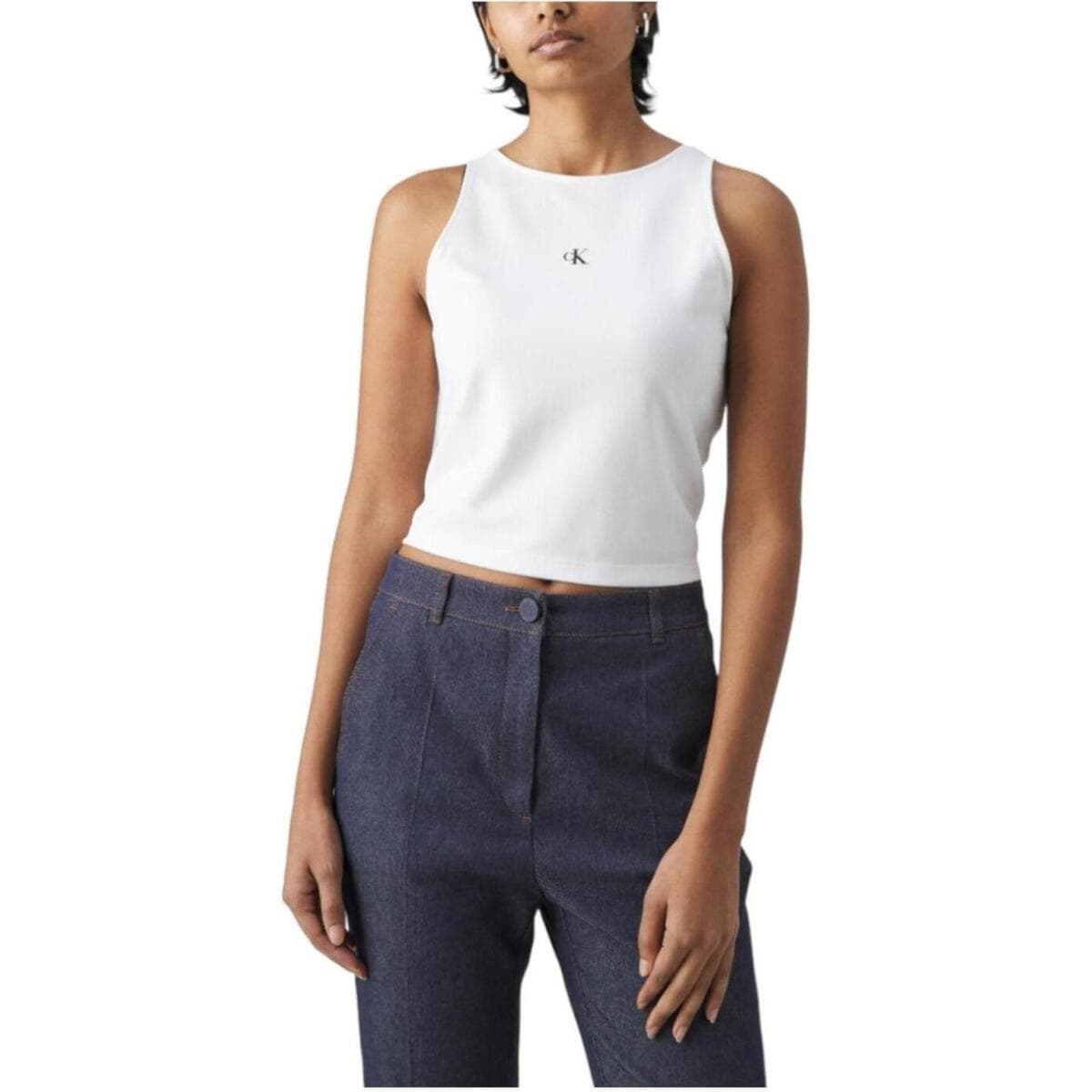 Women's T-Shirts Calvin Klein White