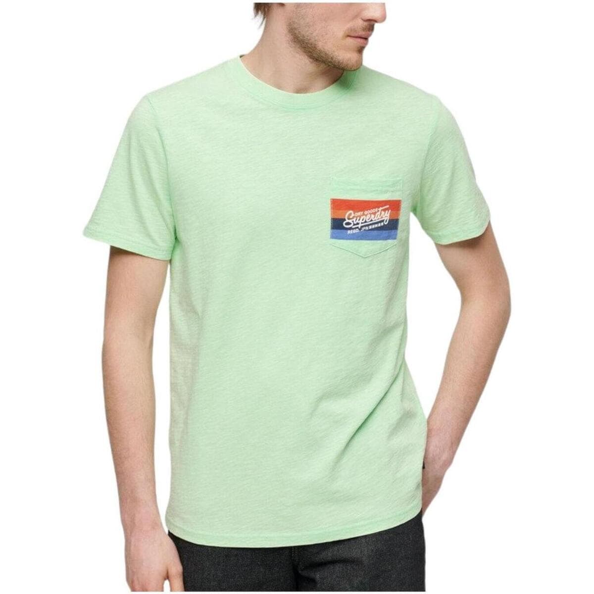 Men's T-Shirts Superdry Green