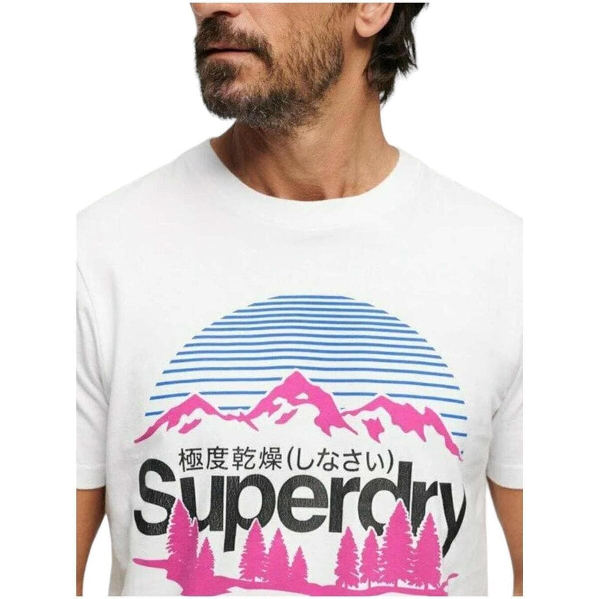 Men's T-Shirts Superdry White