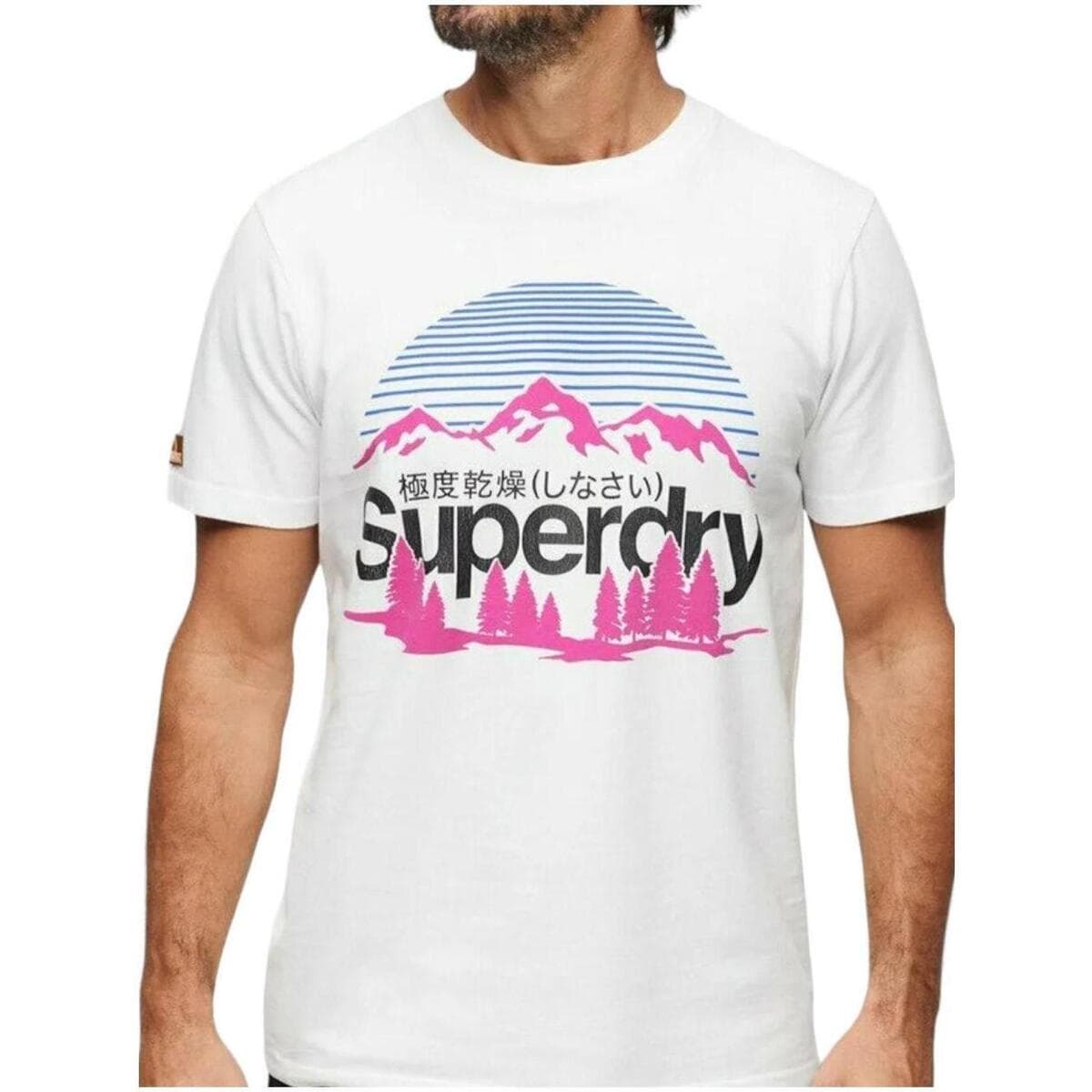 Men's T-Shirts Superdry White