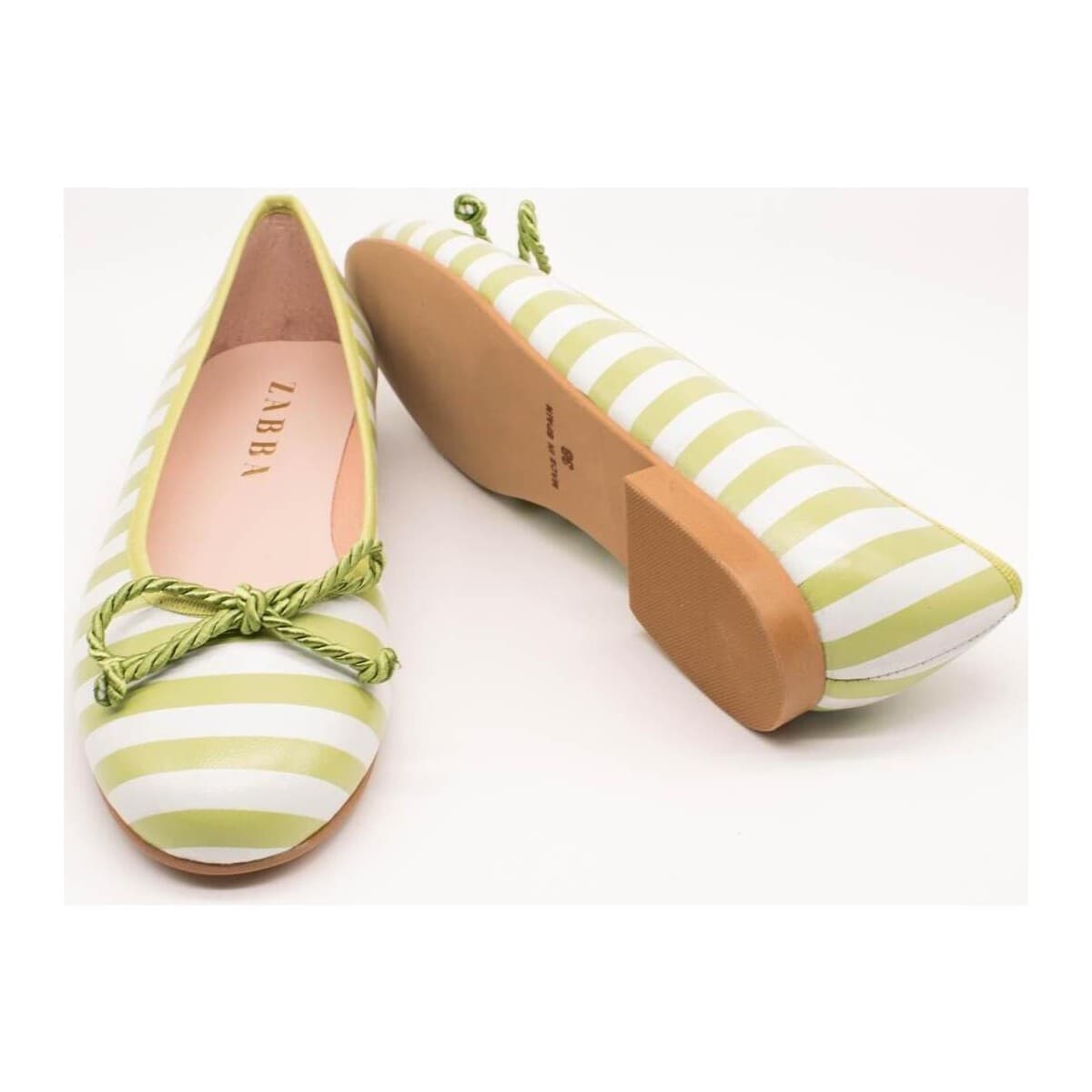 Women's Ballet Flats Zabba Difference Green