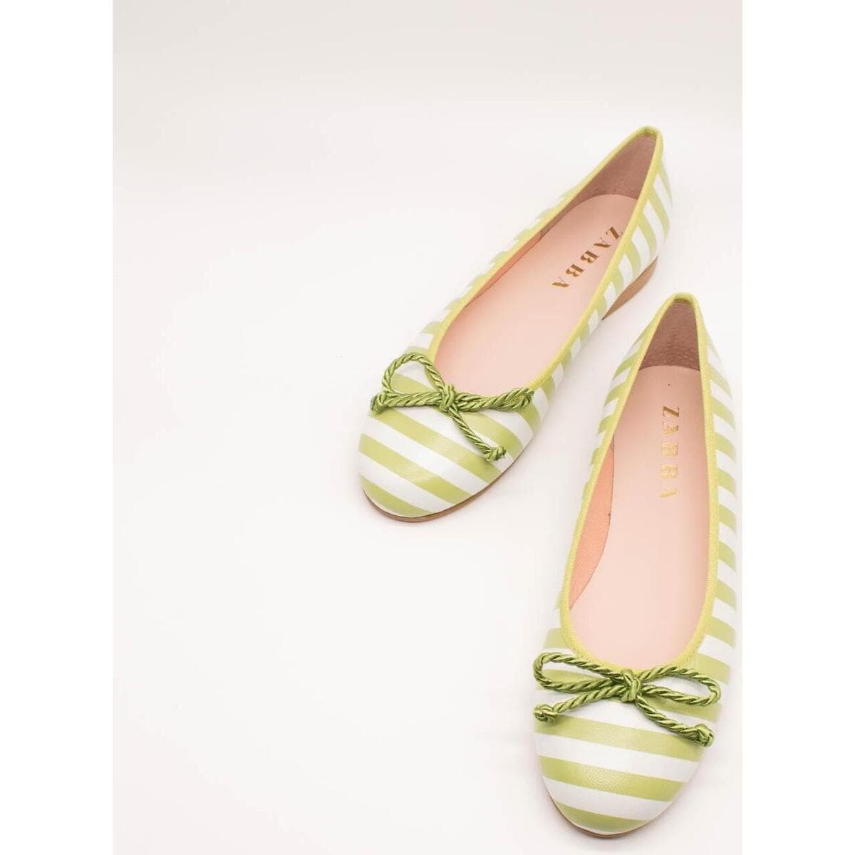 Women's Ballet Flats Zabba Difference Green