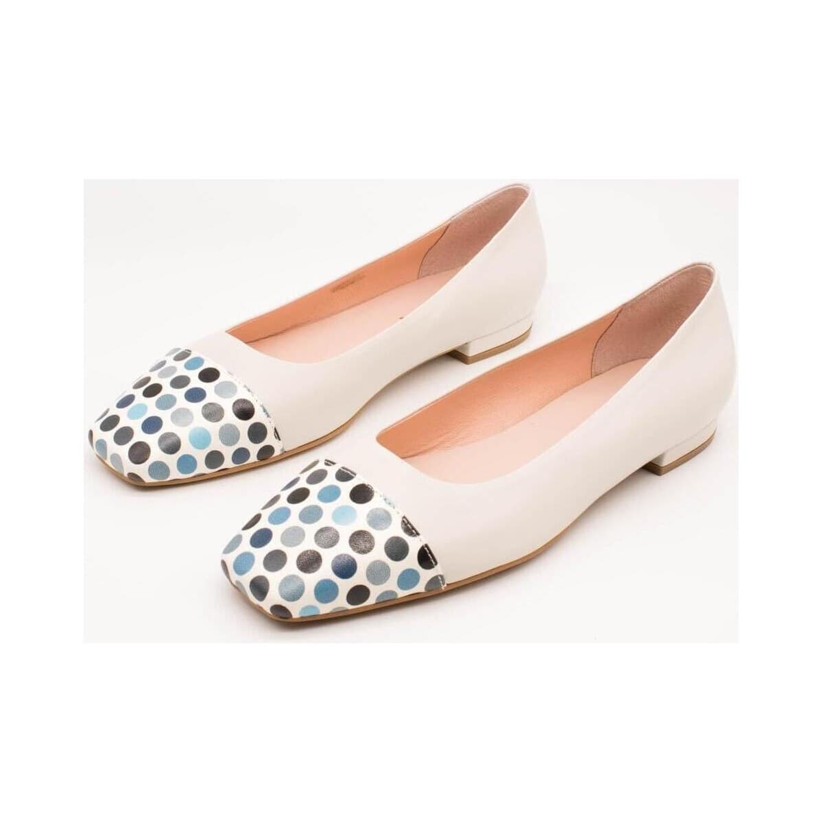 Women's Ballet Flats Zabba Difference White