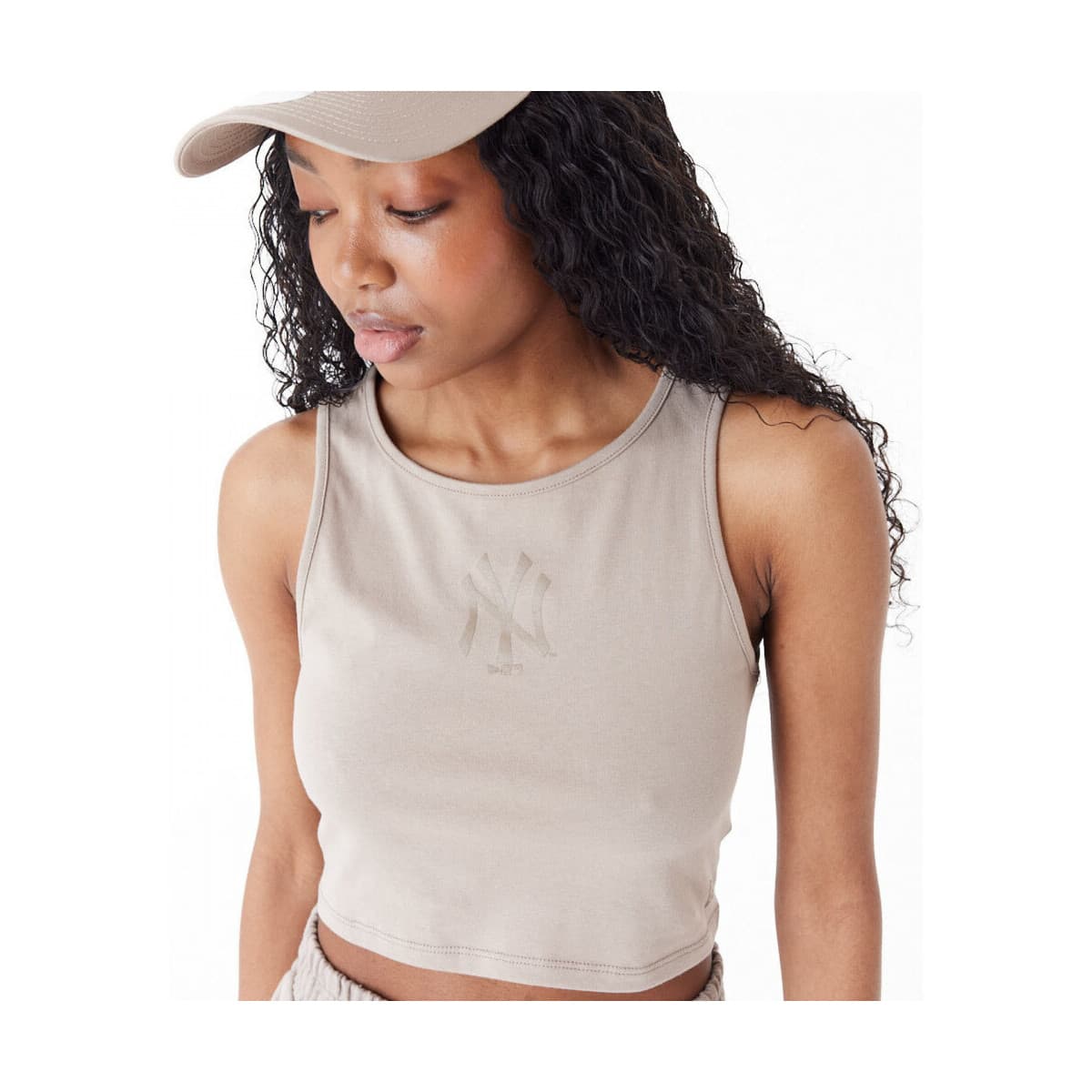 Women's T-Shirts New-Era Brown