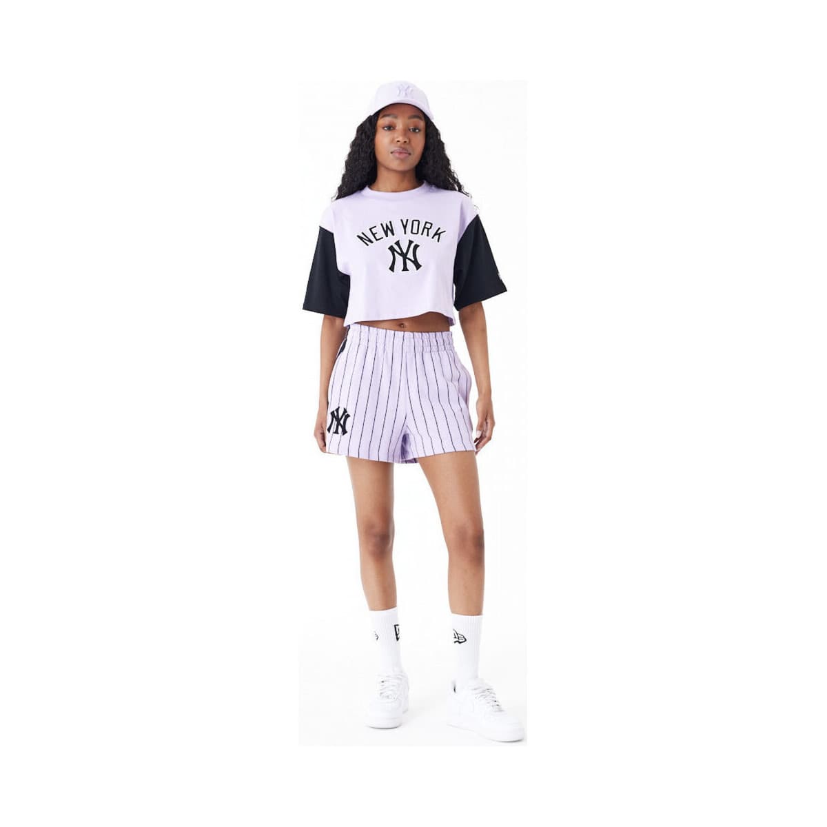 Women's Shorts New-Era Purple