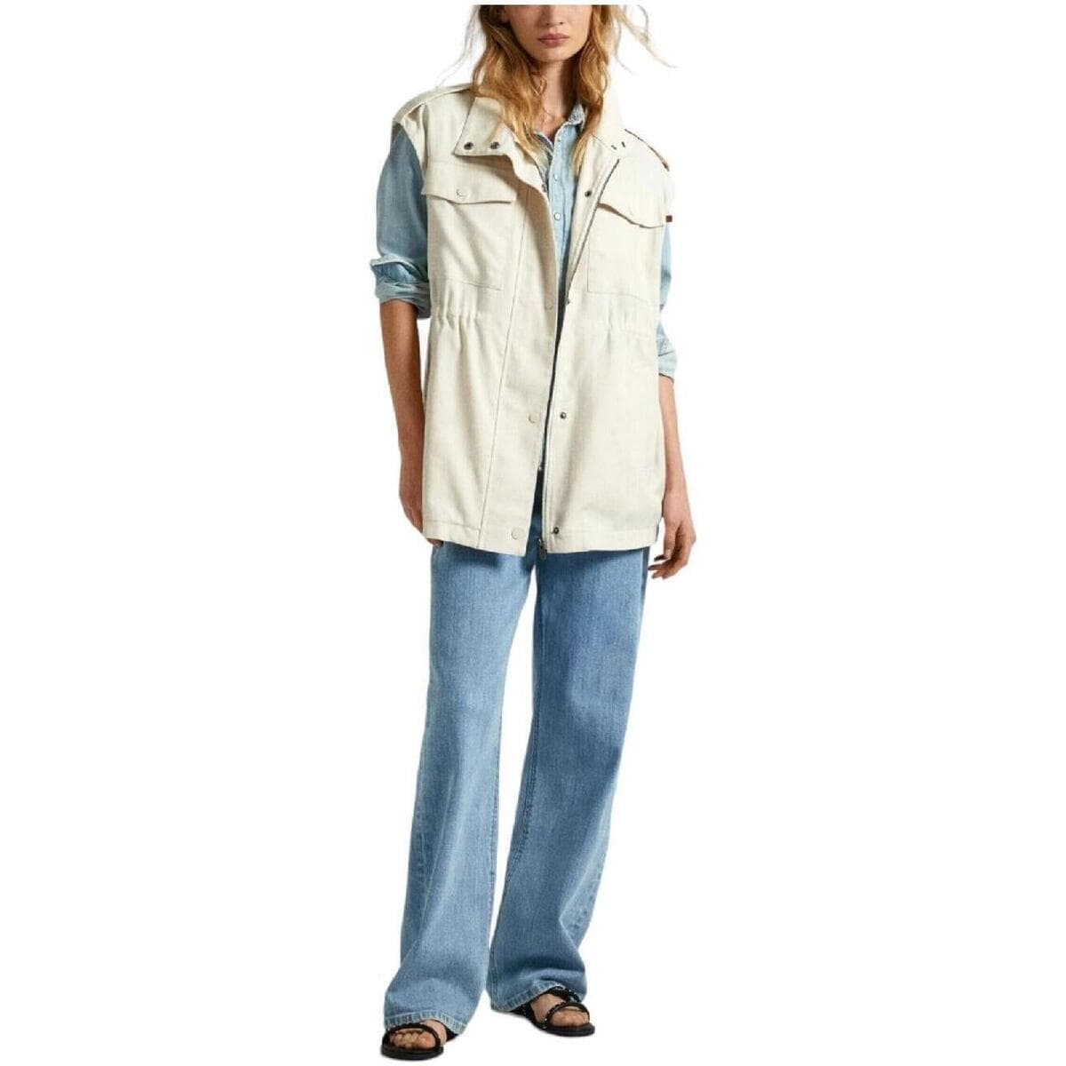 Women's Coats Pepe Jeans Beige